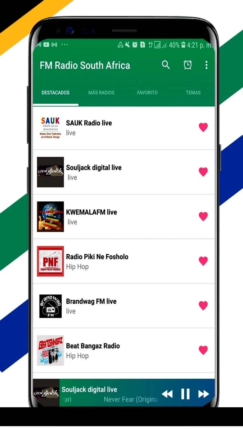 FM Radio South Africa | Indus Appstore | Screenshot