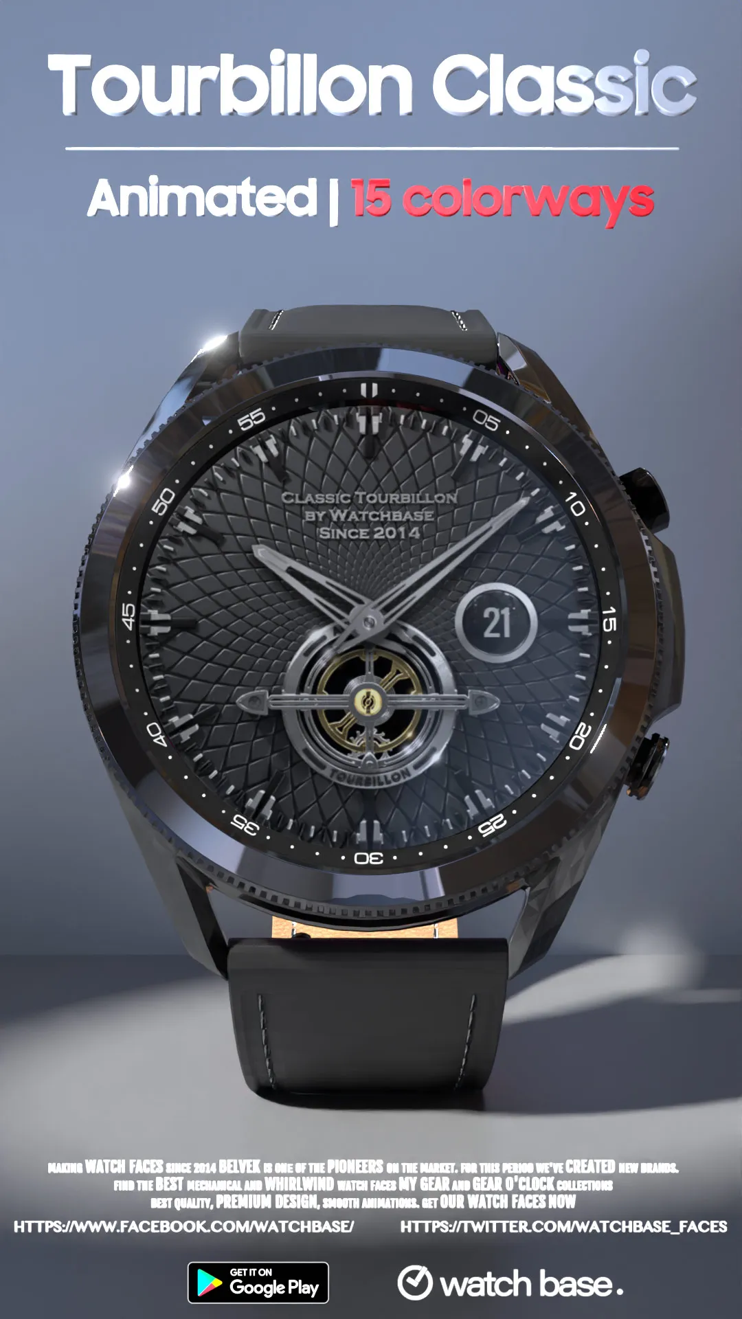 Tourbillon Classic Watch face | Indus Appstore | Screenshot