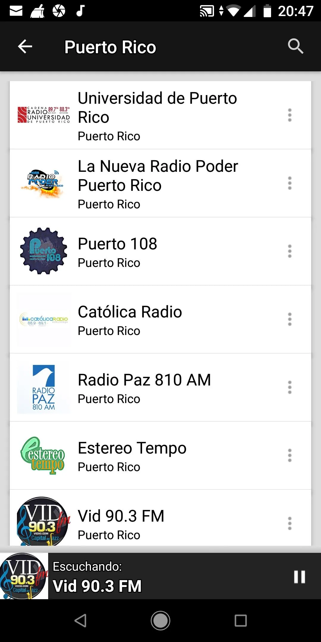 Puerto Rico Radio Stations | Indus Appstore | Screenshot