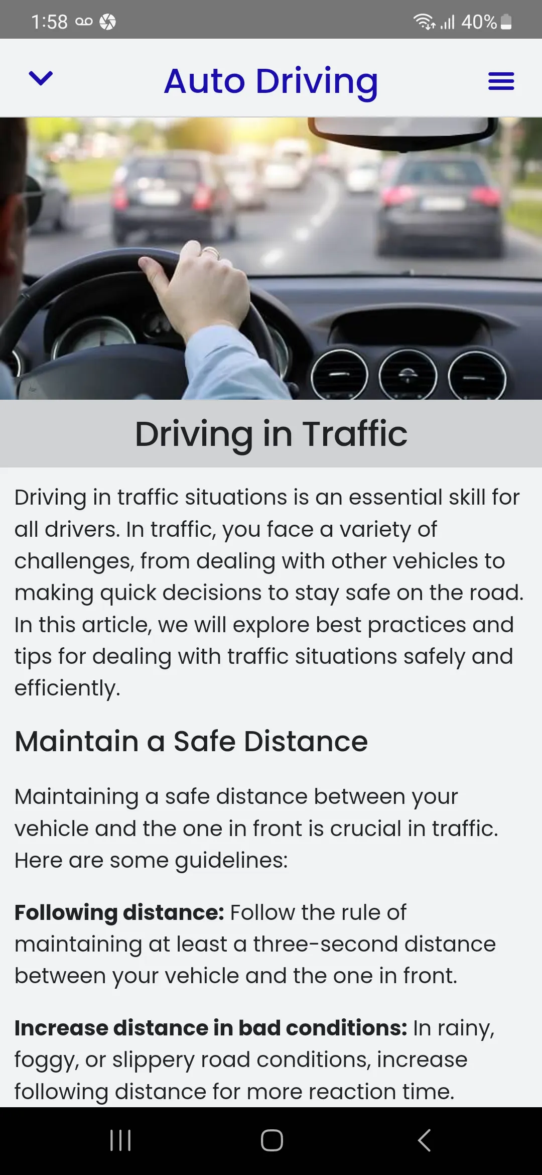 Car Driving Course | Indus Appstore | Screenshot