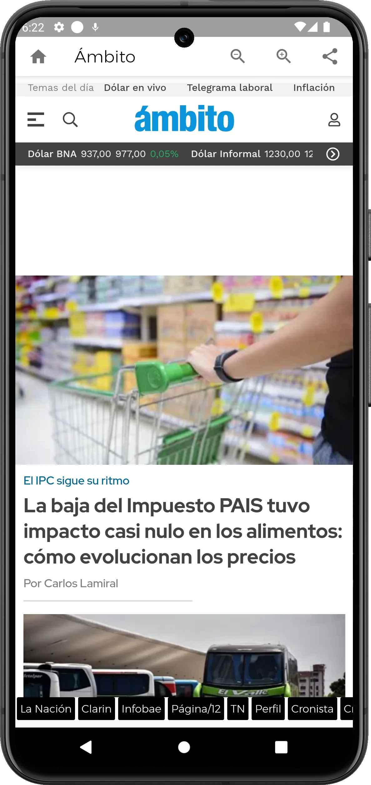 Noticias Argentinas | Indus Appstore | Screenshot