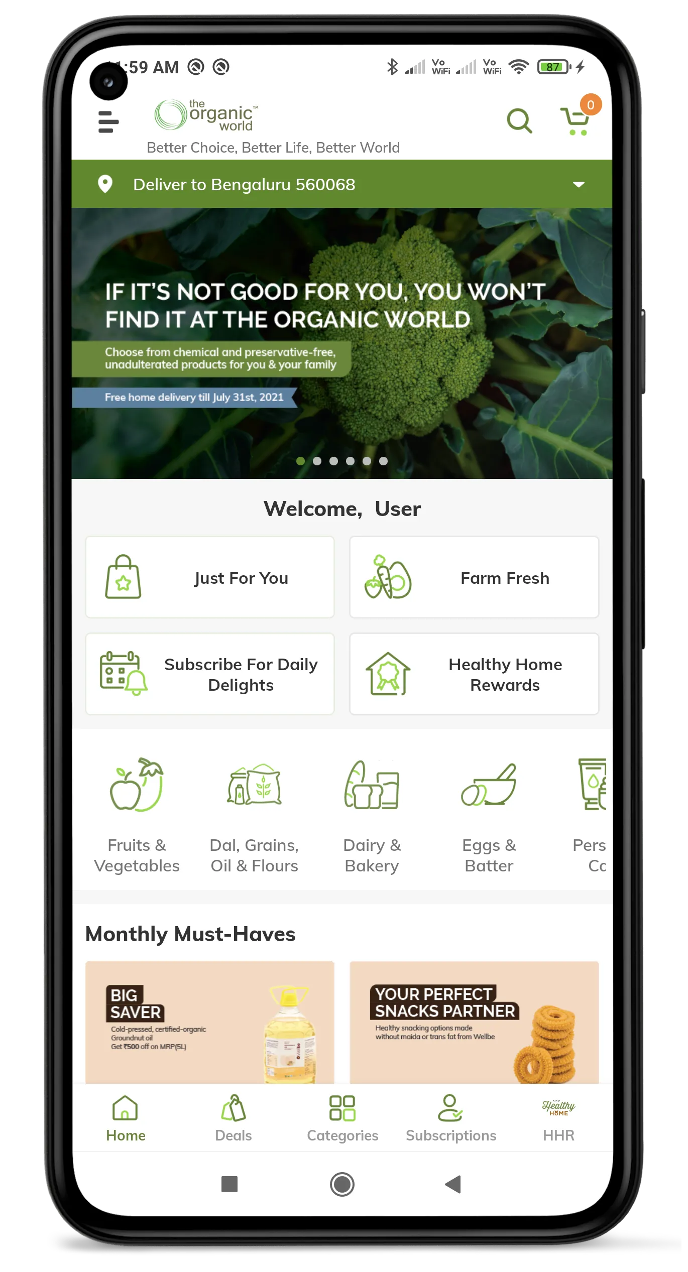 The Organic World | Indus Appstore | Screenshot