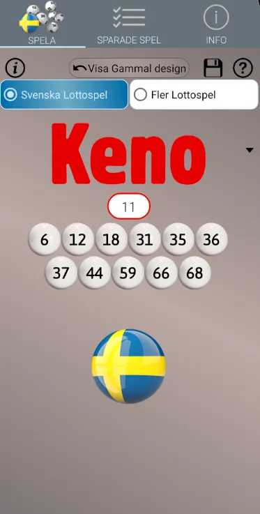 Lotto Sverige: Algoritm | Indus Appstore | Screenshot