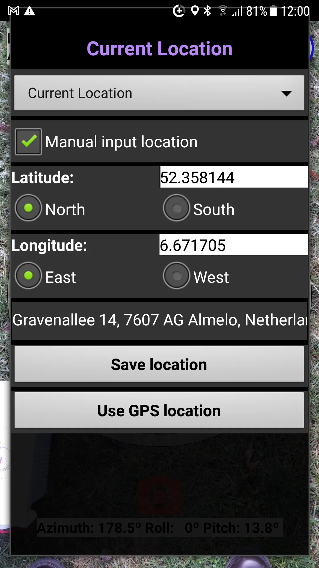 Satellite compass | Indus Appstore | Screenshot