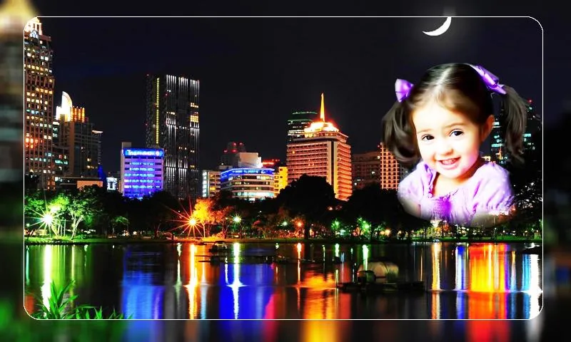 Night City Photo Frames | Indus Appstore | Screenshot