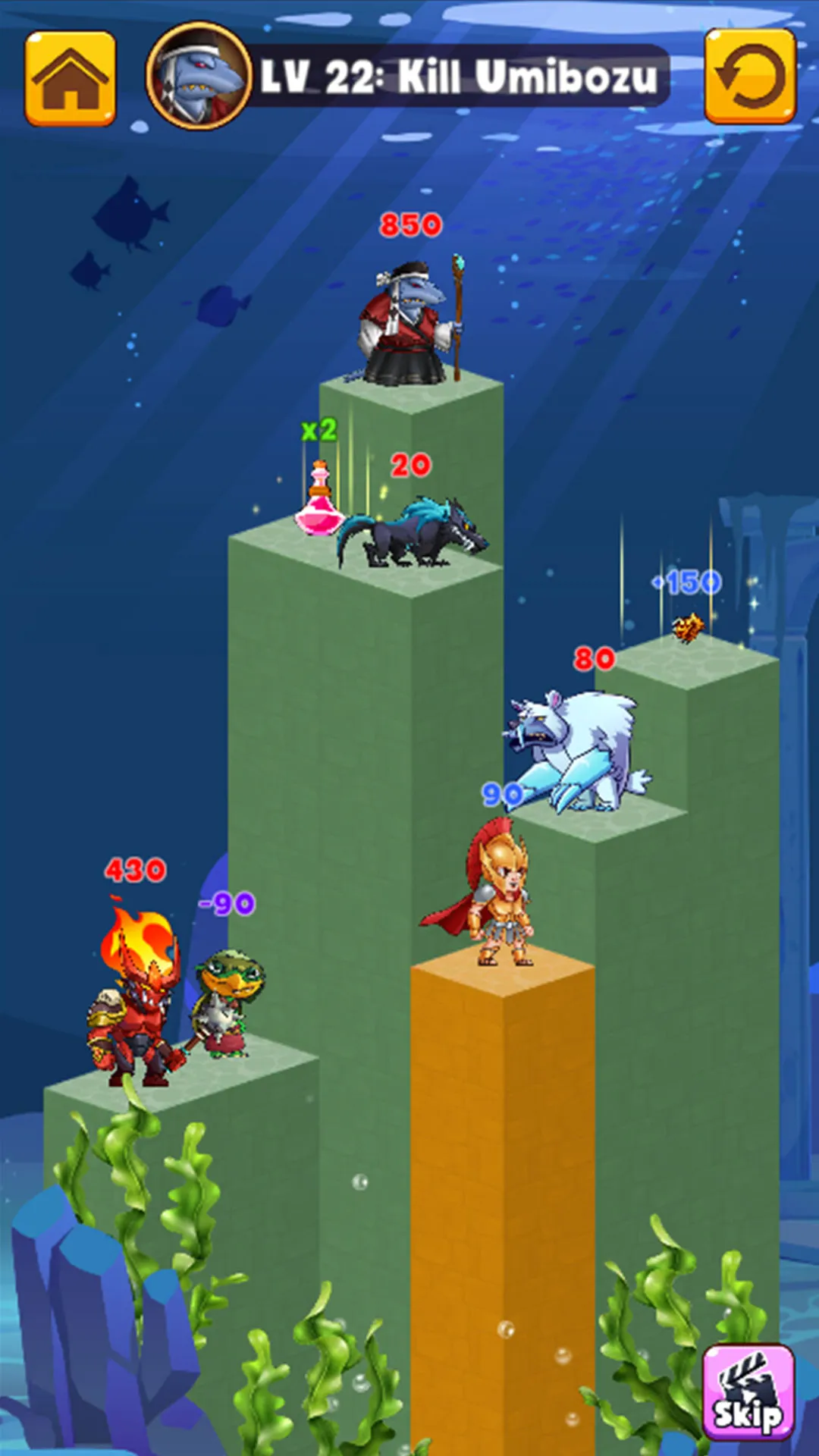 Hero Tower 2: Pyramid Puzzle | Indus Appstore | Screenshot