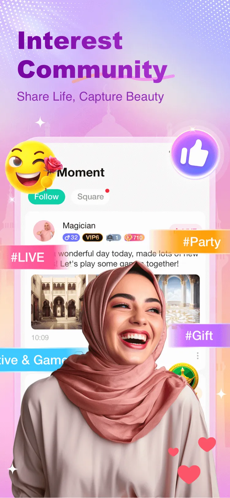 Waho - Live Stream, Voice Chat | Indus Appstore | Screenshot