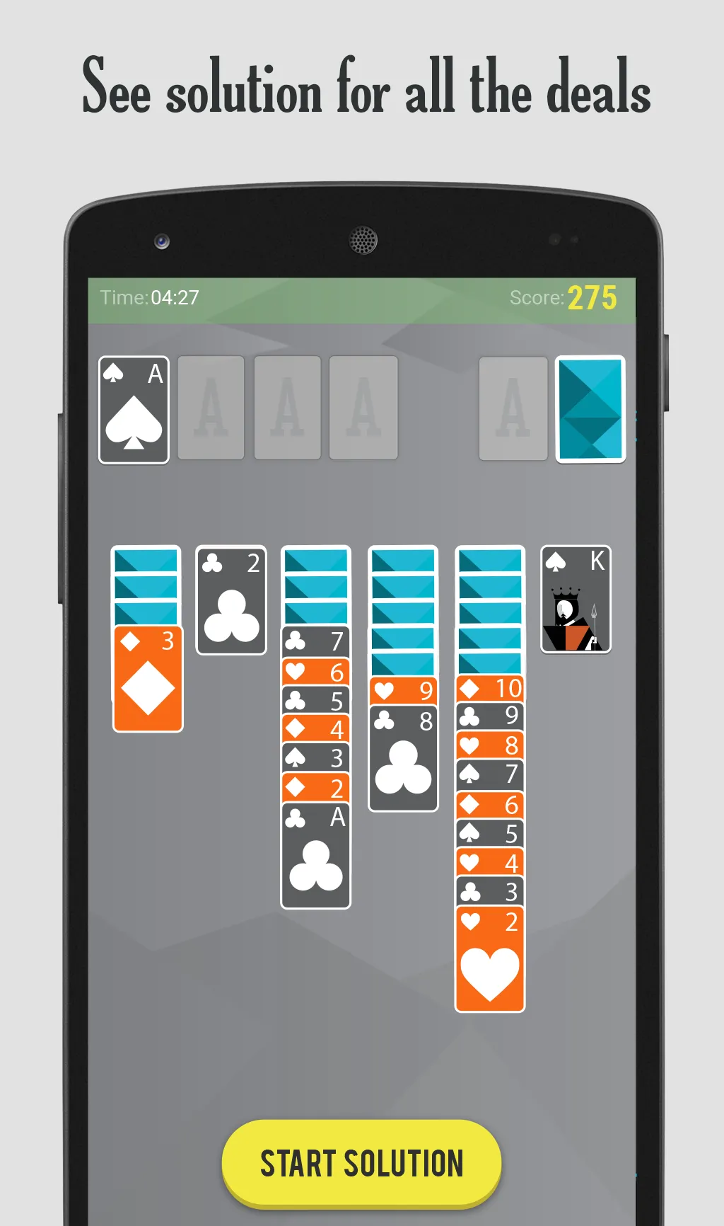 Solitaire | Indus Appstore | Screenshot