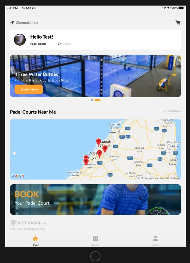 Just Padel - Courts of Choice | Indus Appstore | Screenshot