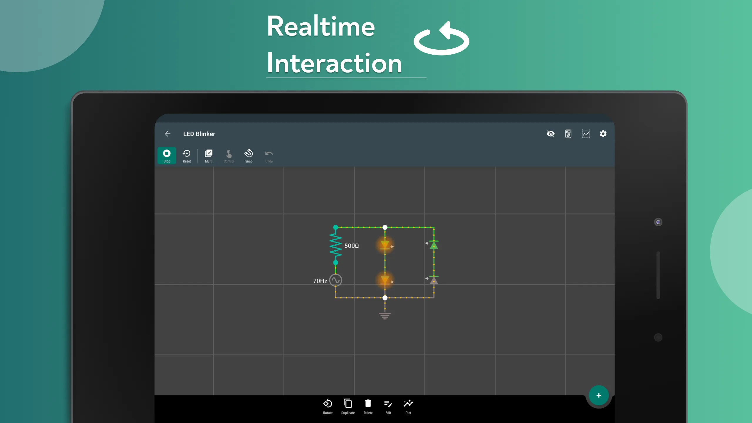 VoltSim - circuit simulator | Indus Appstore | Screenshot