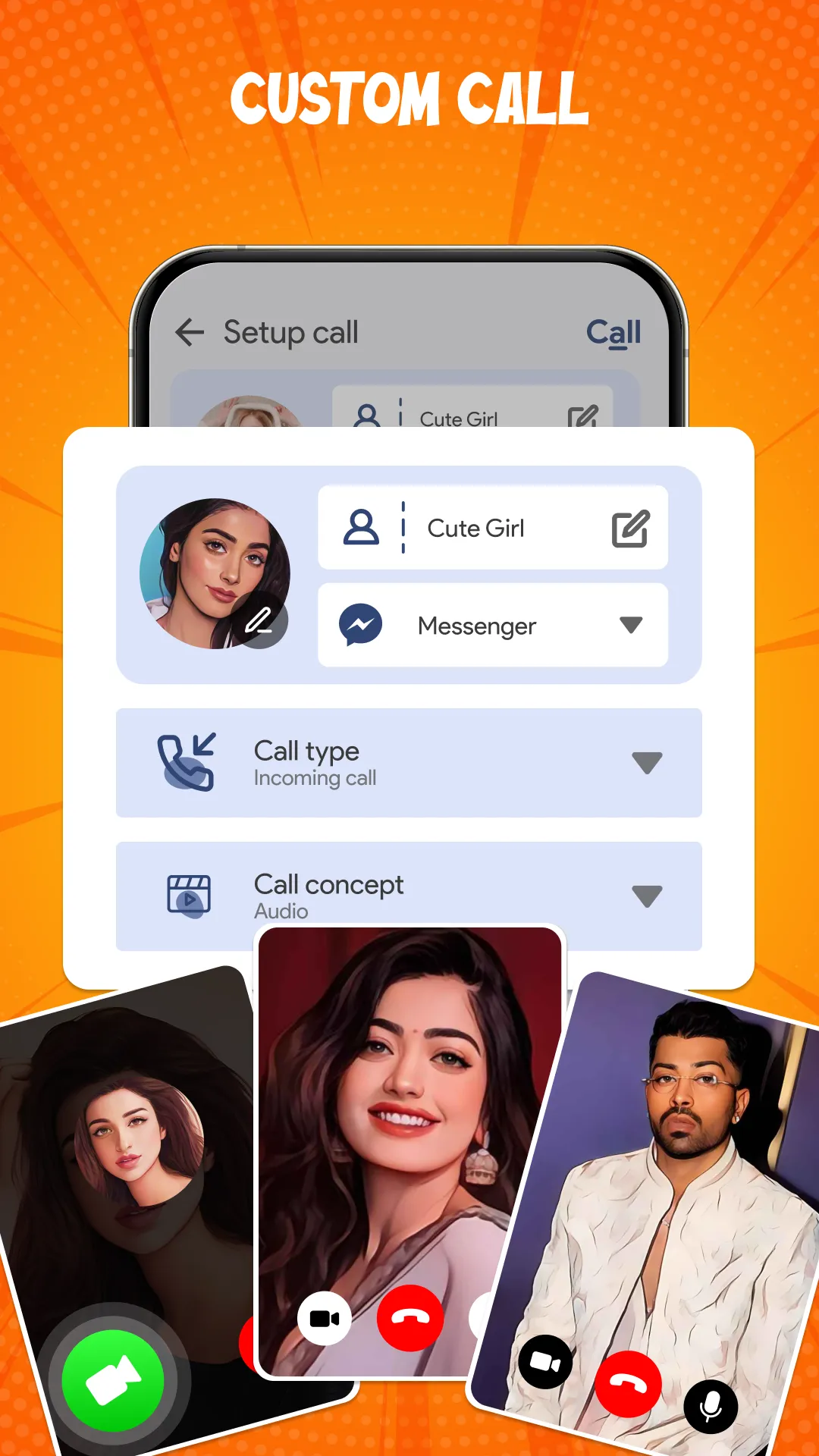 Make Video With Idol—Fake Call | Indus Appstore | Screenshot