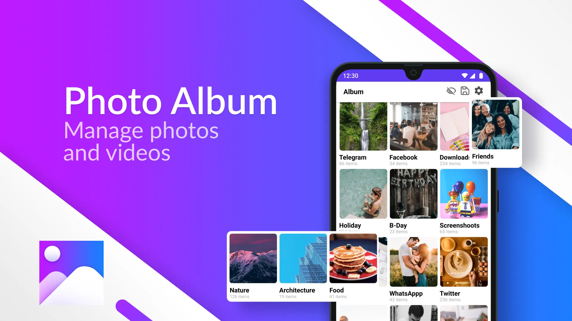 Gallery - Photo Album Manager | Indus Appstore | Screenshot