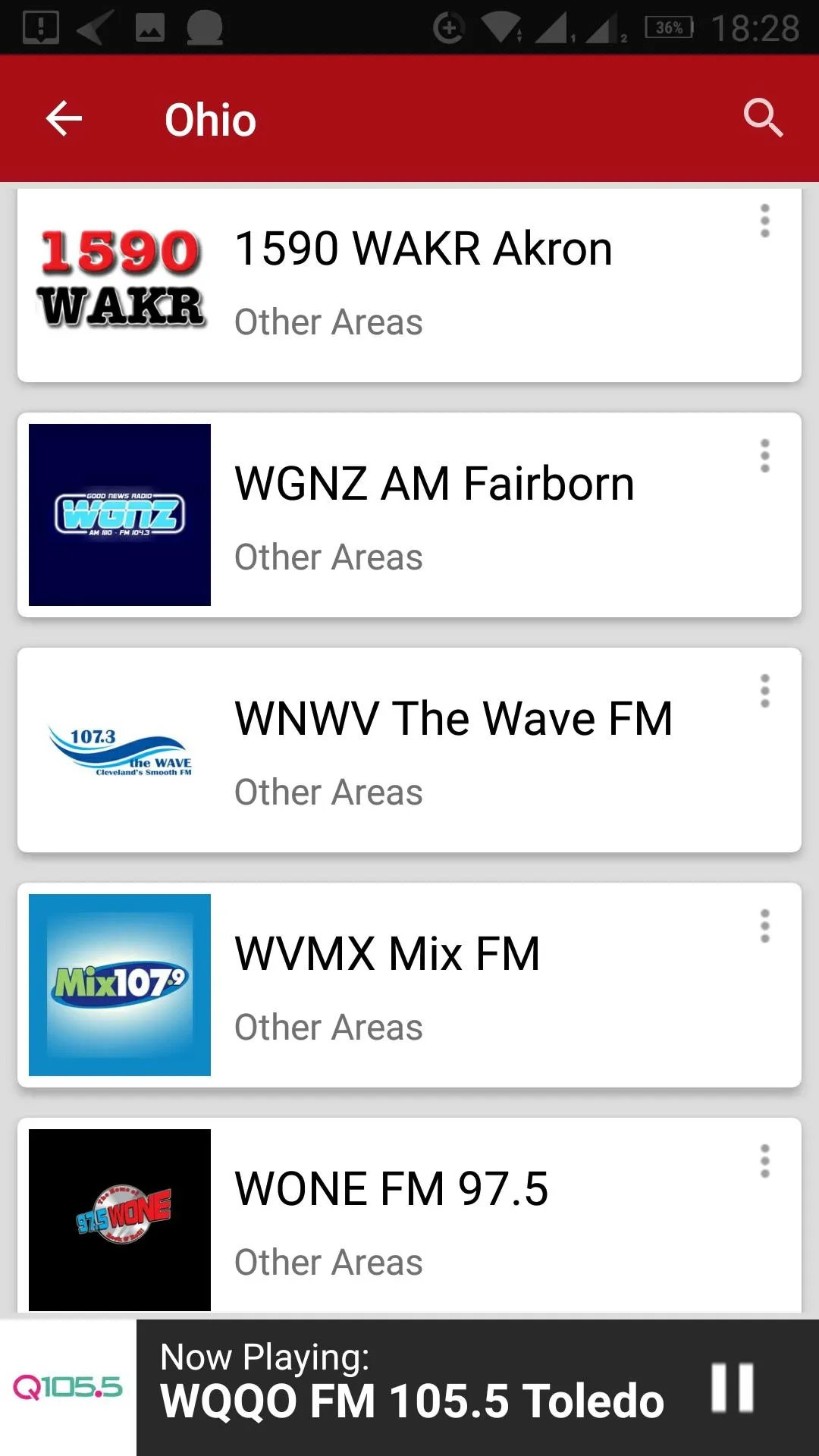 Ohio Radio Stations - USA | Indus Appstore | Screenshot