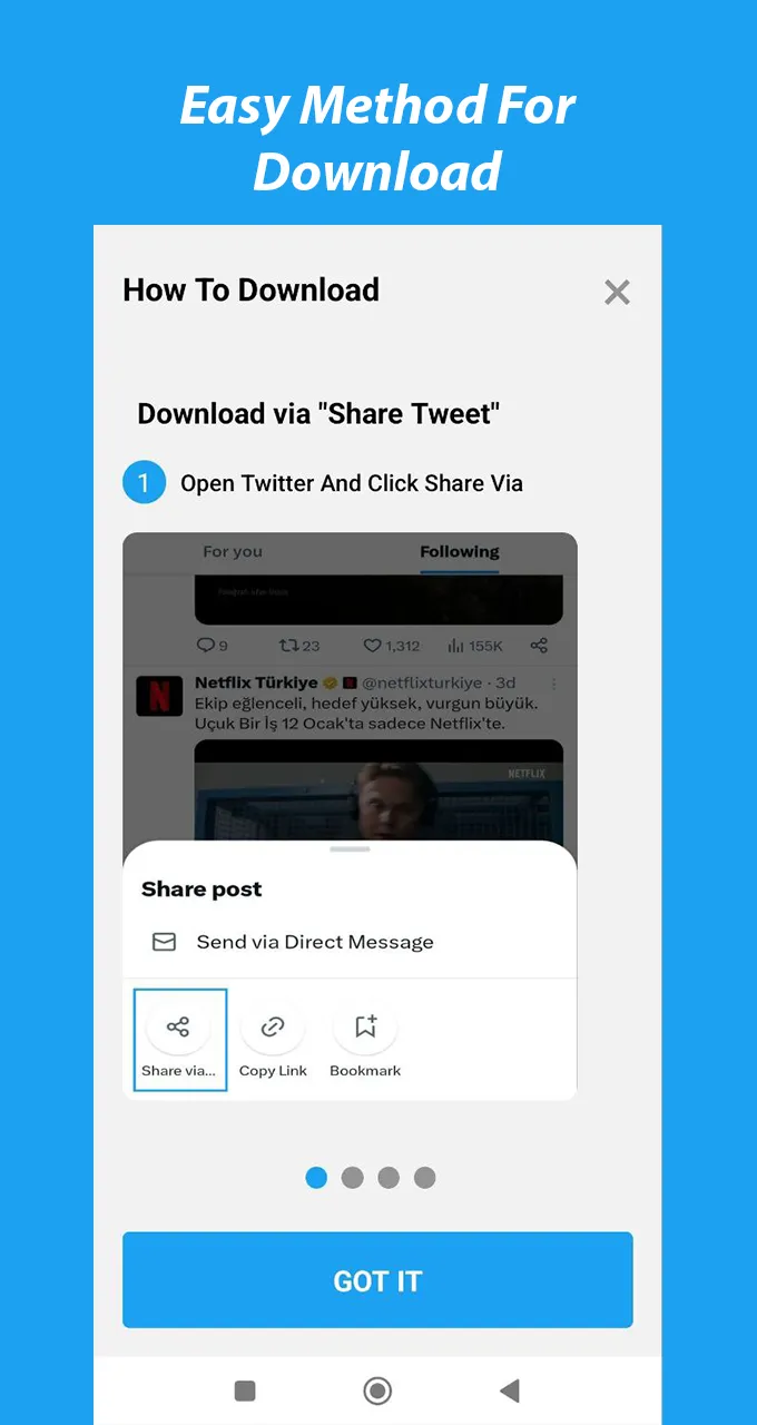 Video Downloader For Twitter | Indus Appstore | Screenshot