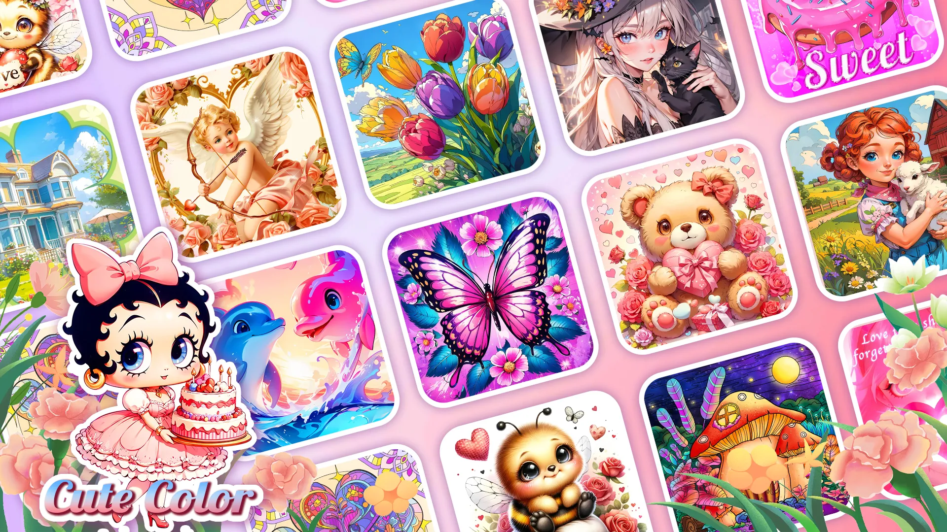 Happy Cute Coloring Game | Indus Appstore | Screenshot