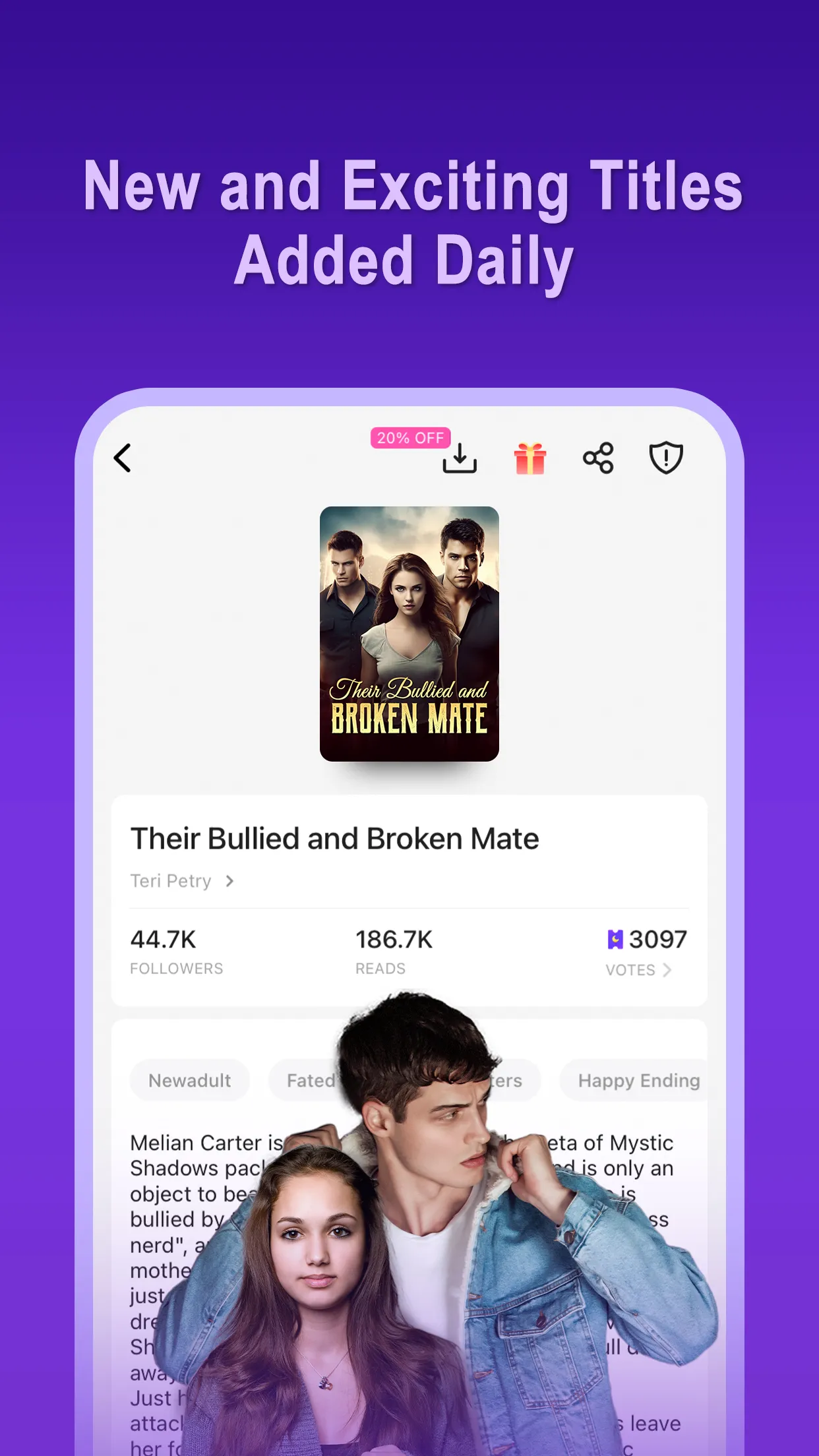 Dreame-Read Romance Stories | Indus Appstore | Screenshot