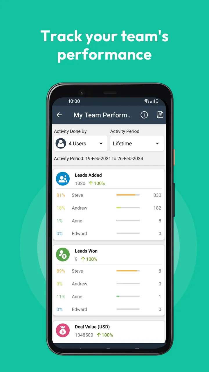 HelloLeads CRM - Sales Tracker | Indus Appstore | Screenshot