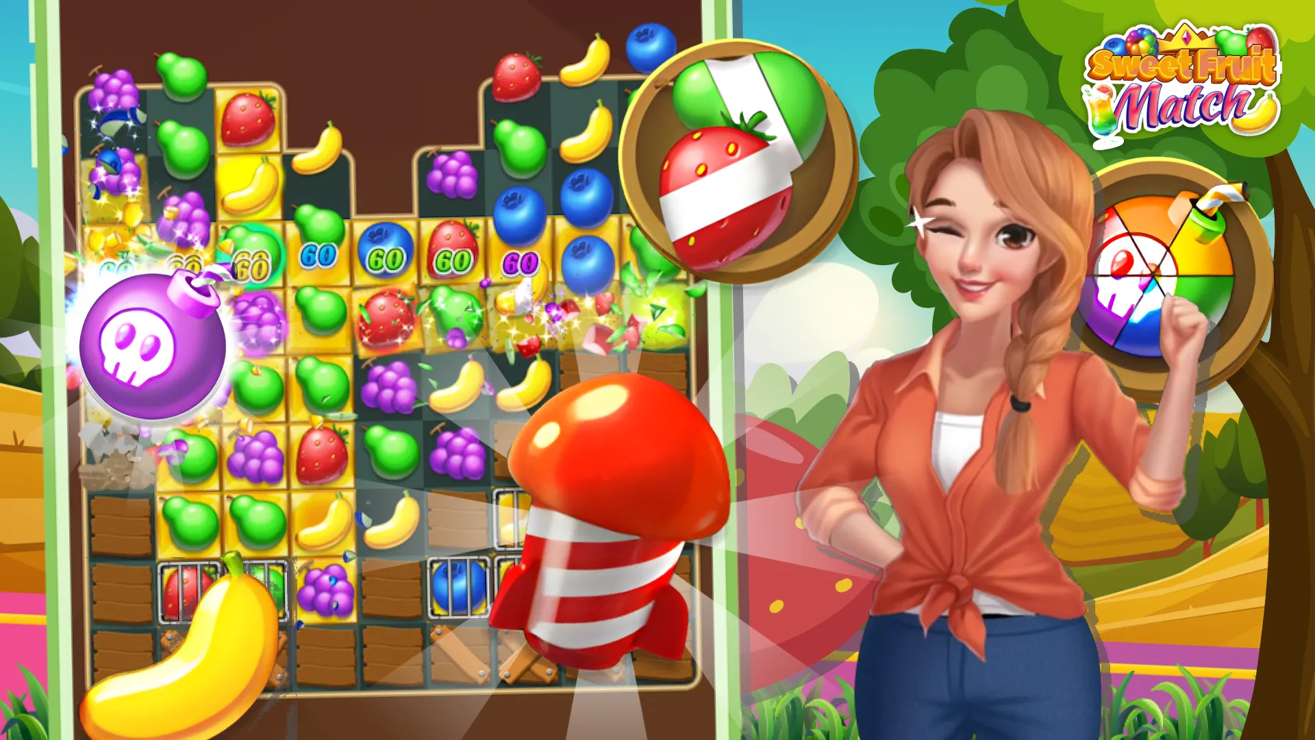 Sweet Fruit Match Puzzle Blast | Indus Appstore | Screenshot