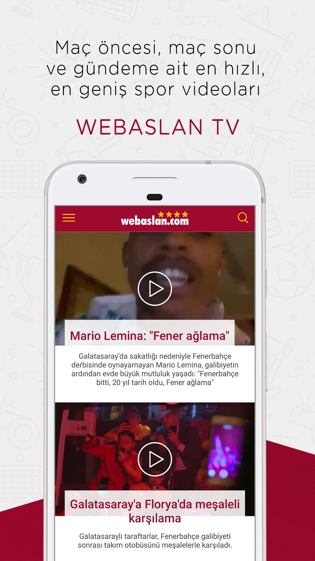 Webaslan - Galatasaray haber | Indus Appstore | Screenshot