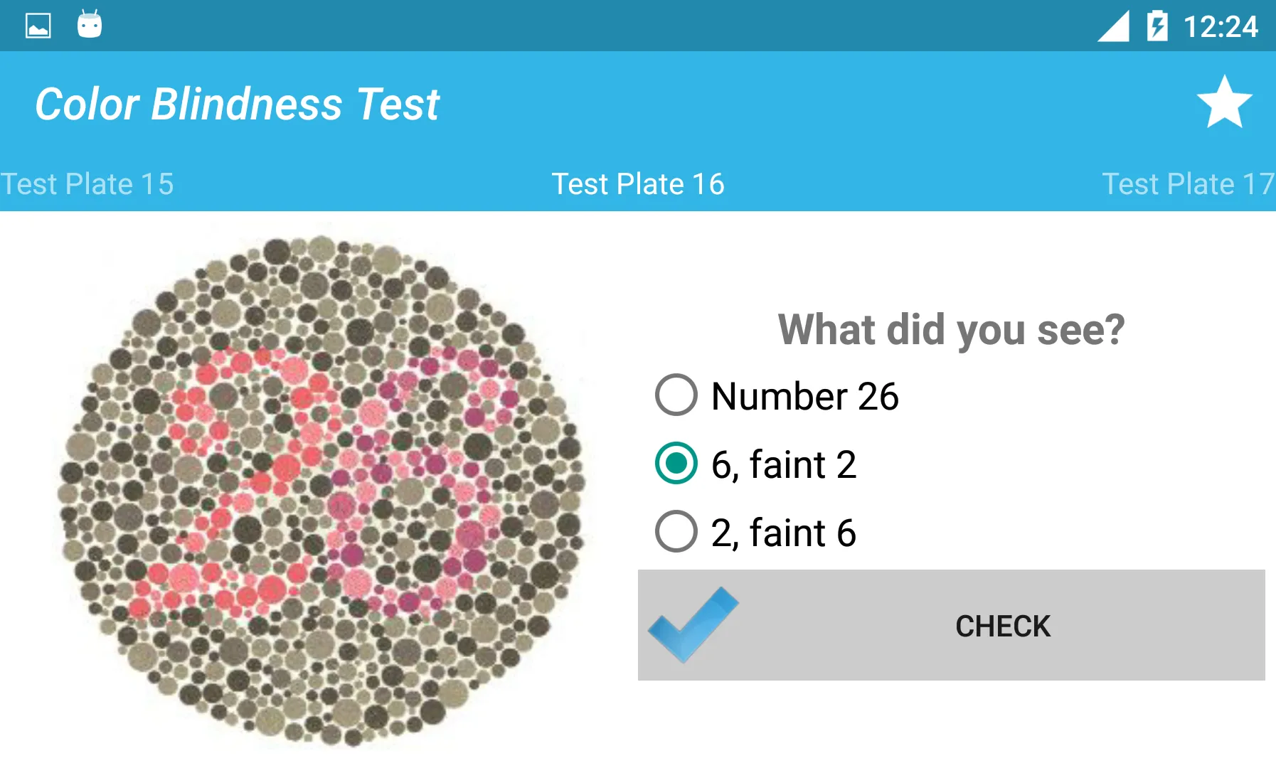 Color Blindness Test | Indus Appstore | Screenshot