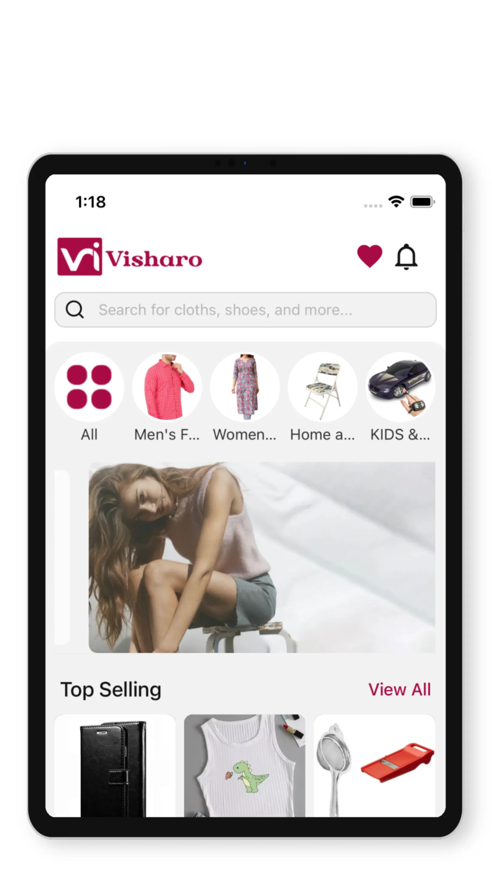 Visharo: Online Shopping App | Indus Appstore | Screenshot