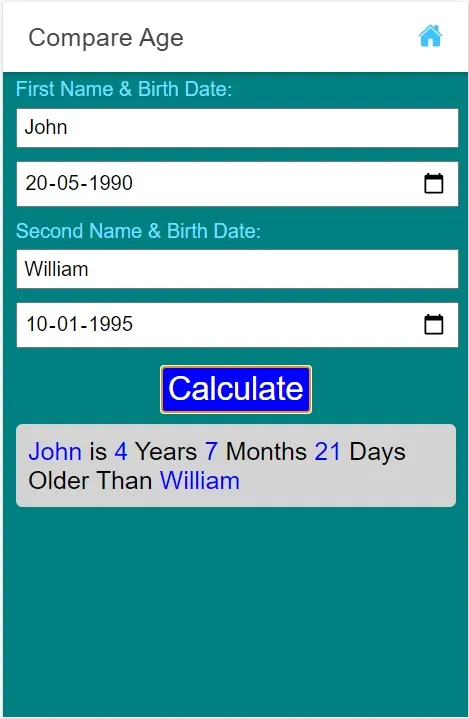 age calculator | Indus Appstore | Screenshot