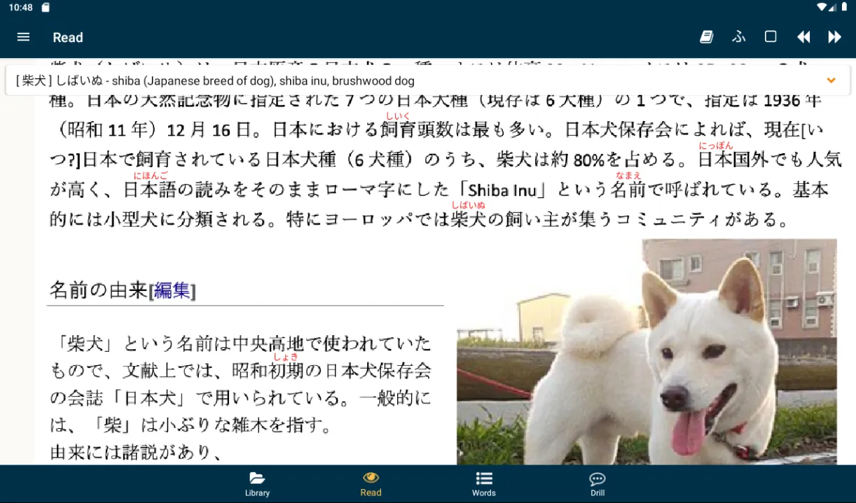 Japan Reader | Indus Appstore | Screenshot