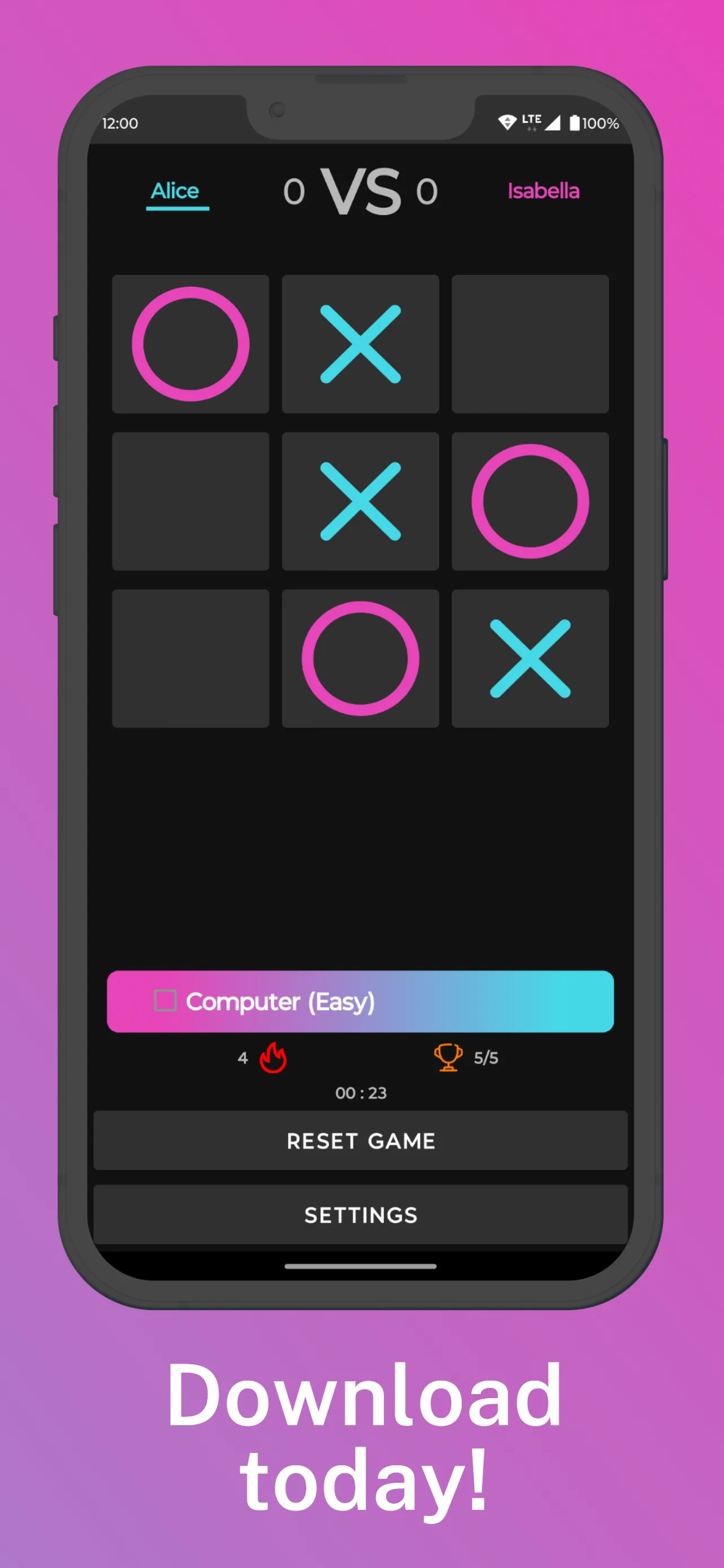 Tic Tac Toe Game | Indus Appstore | Screenshot