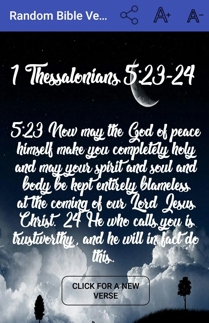 Random Bible Verse | Indus Appstore | Screenshot