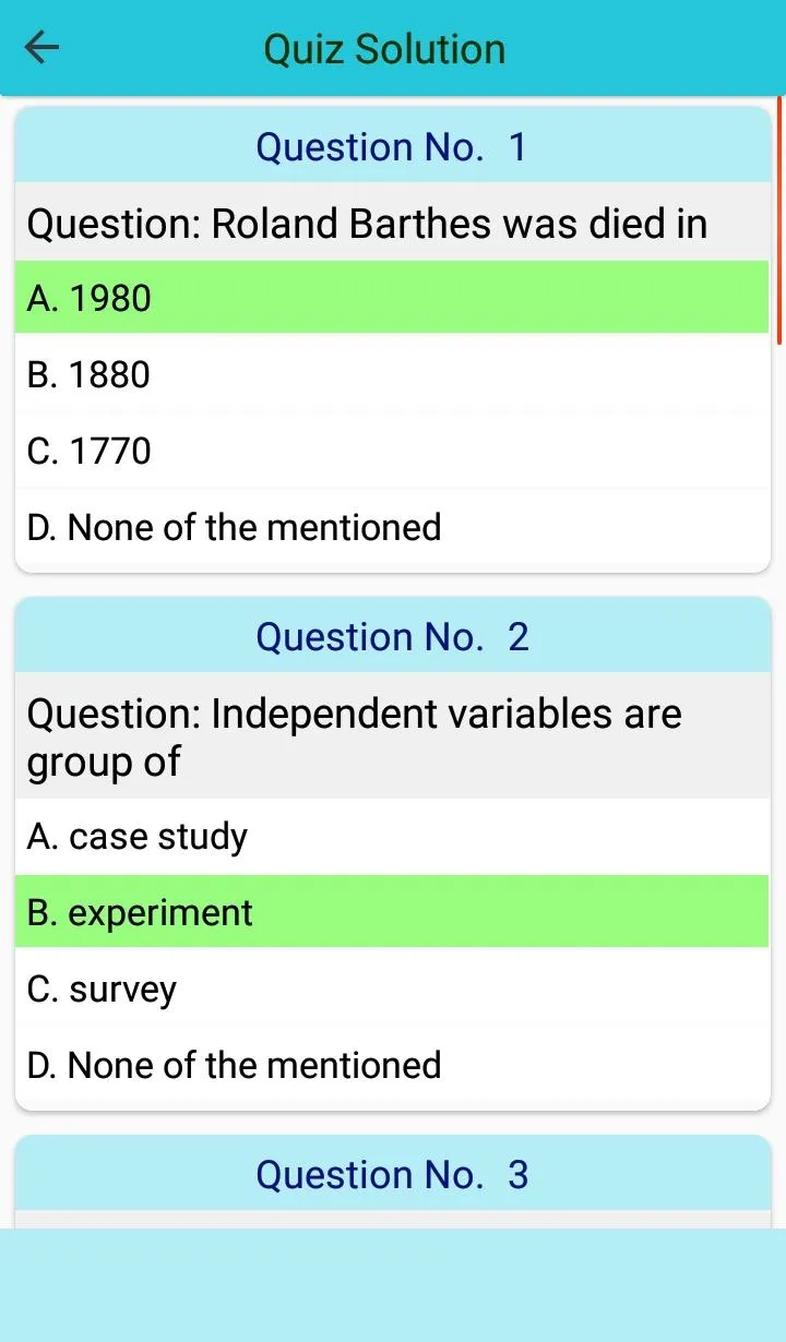 Sociology MCQs Test | Indus Appstore | Screenshot