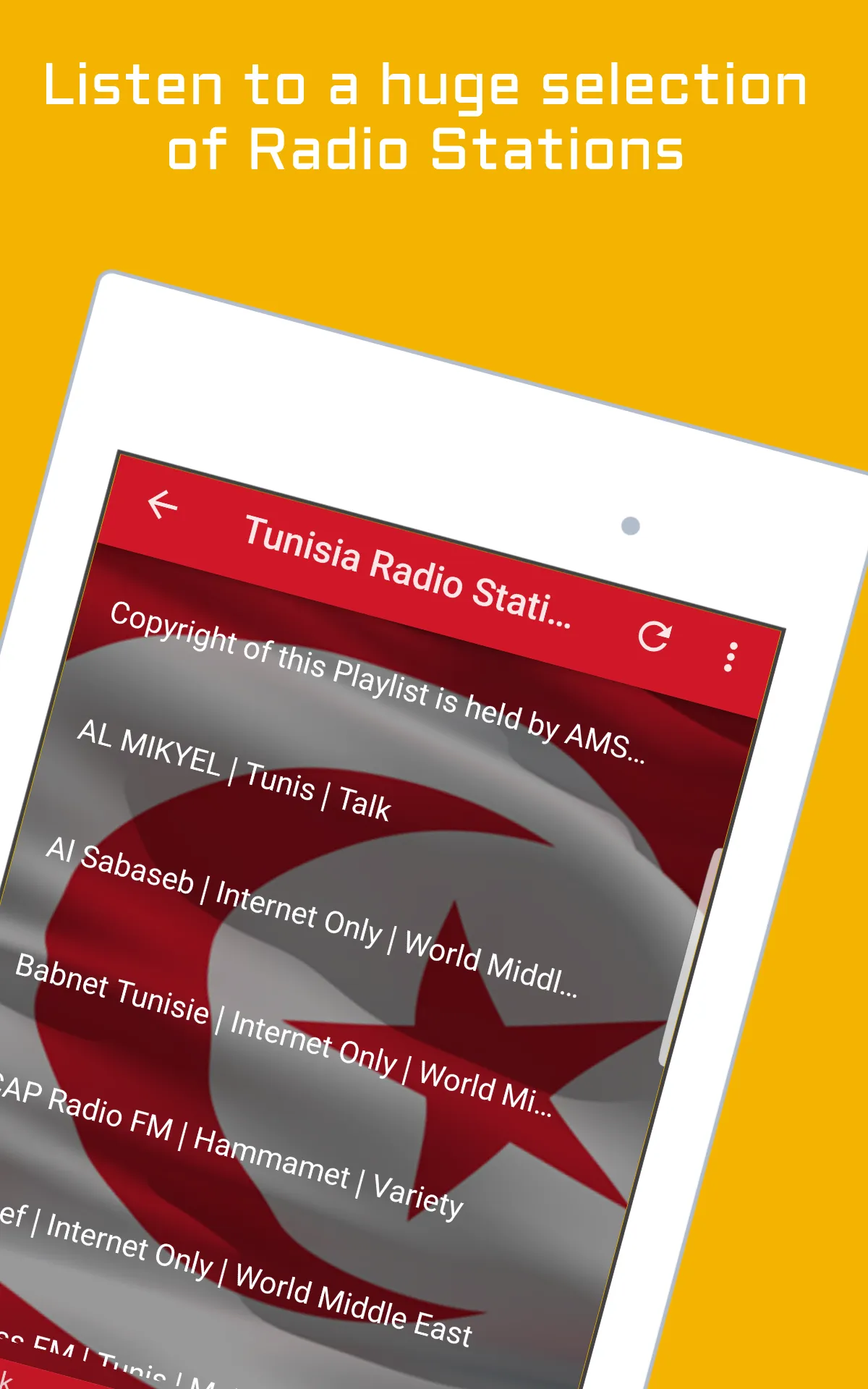 Tunisia Radio Stations | Indus Appstore | Screenshot