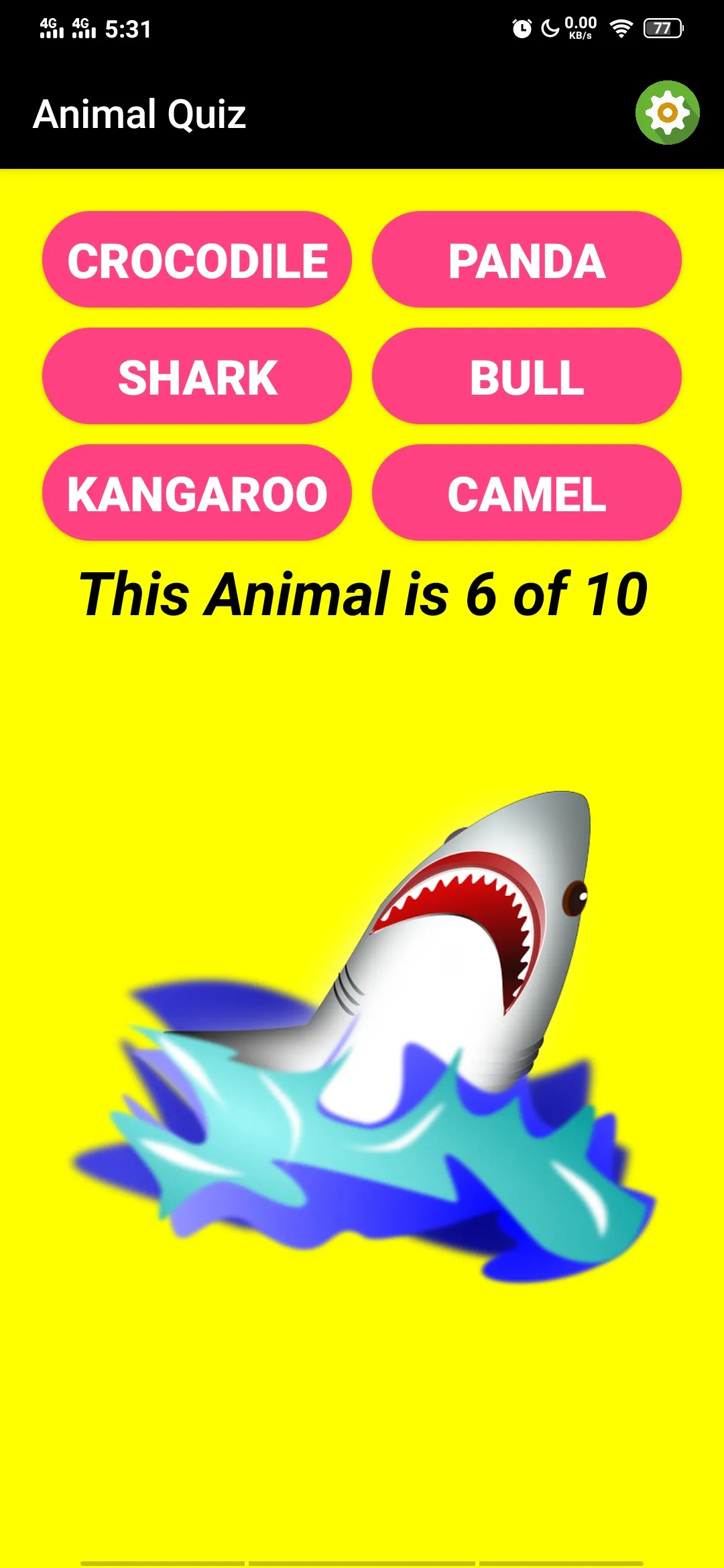 Animal Quiz | Indus Appstore | Screenshot