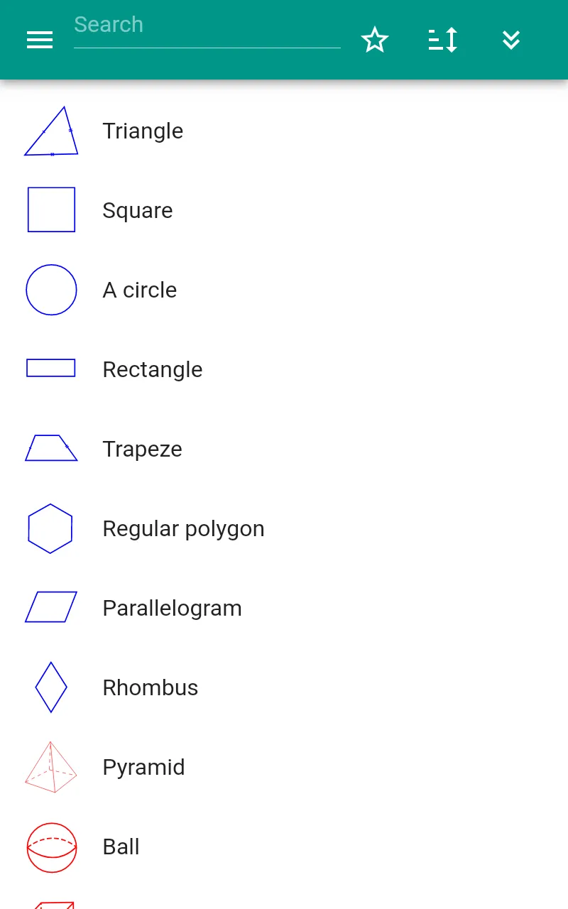 Geometry (calculator) | Indus Appstore | Screenshot