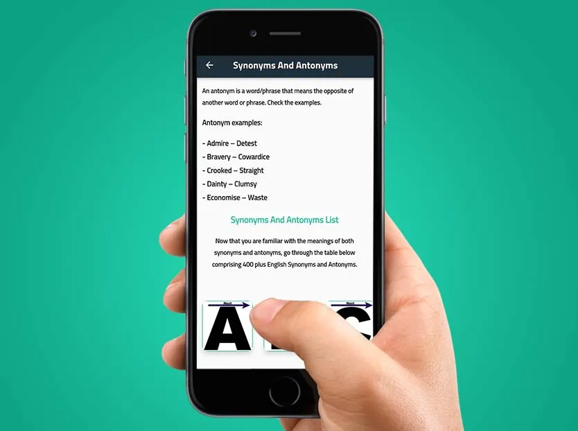 Synonyms And Antonyms List A-Z | Indus Appstore | Screenshot