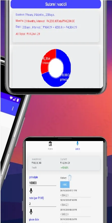 vaddi - interest calculator | Indus Appstore | Screenshot
