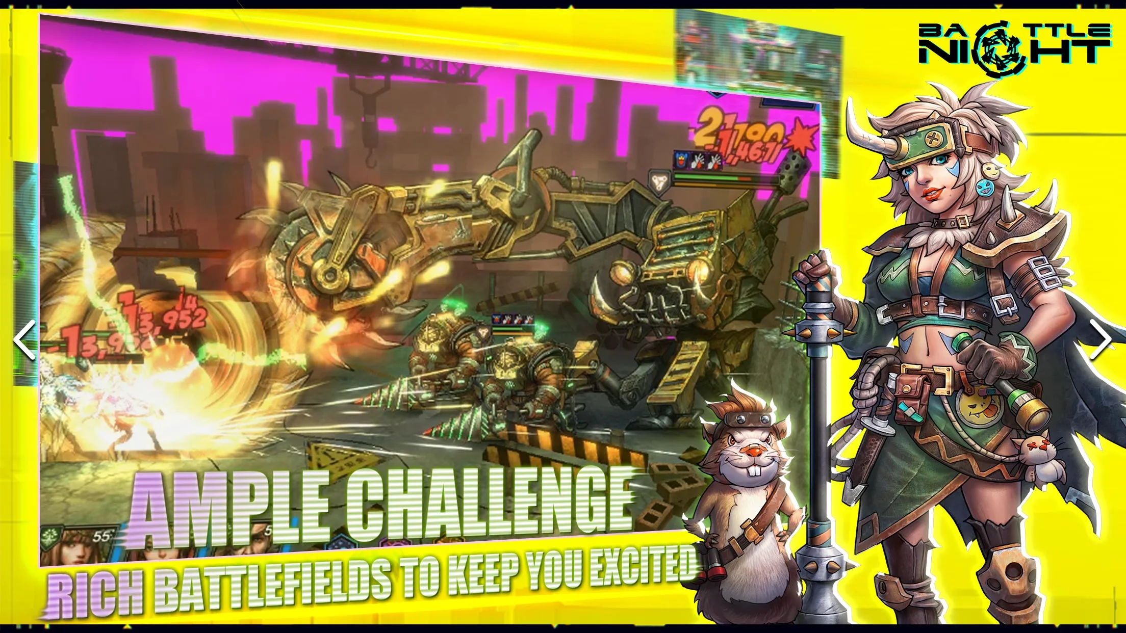 Battle Night: Cyberpunk RPG | Indus Appstore | Screenshot