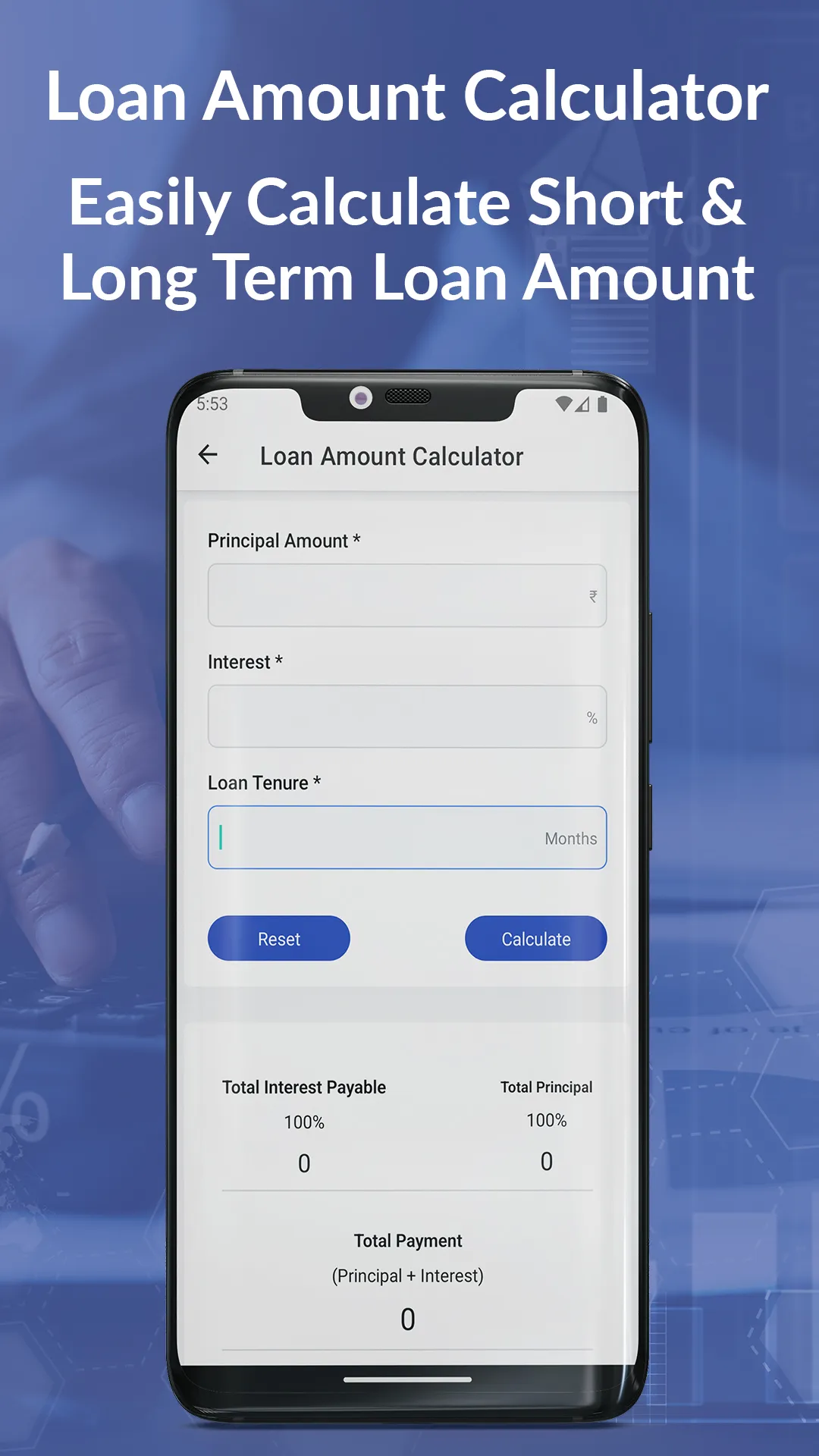 EMI Calculator | Indus Appstore | Screenshot