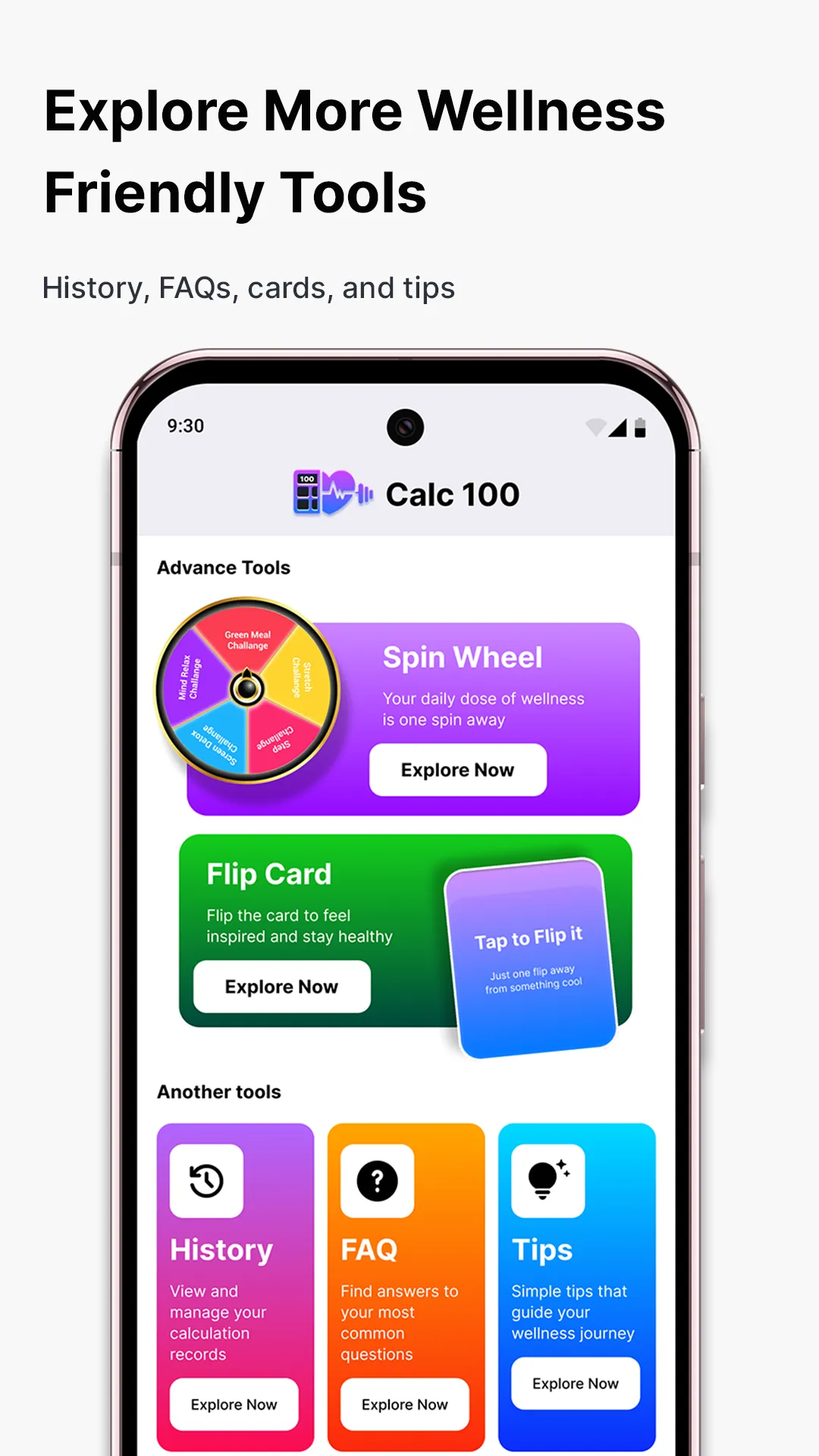 Calc 100 : Health & Fitness | Indus Appstore | Screenshot