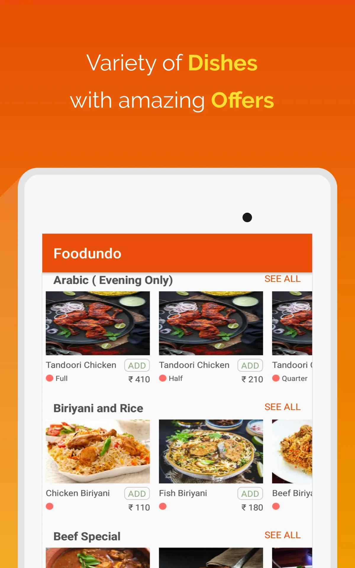 Foodundo | Indus Appstore | Screenshot