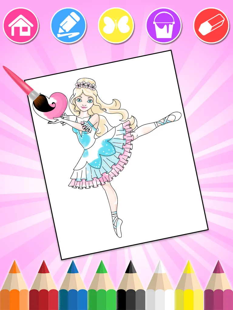 Princess Coloring Book 3 | Indus Appstore | Screenshot