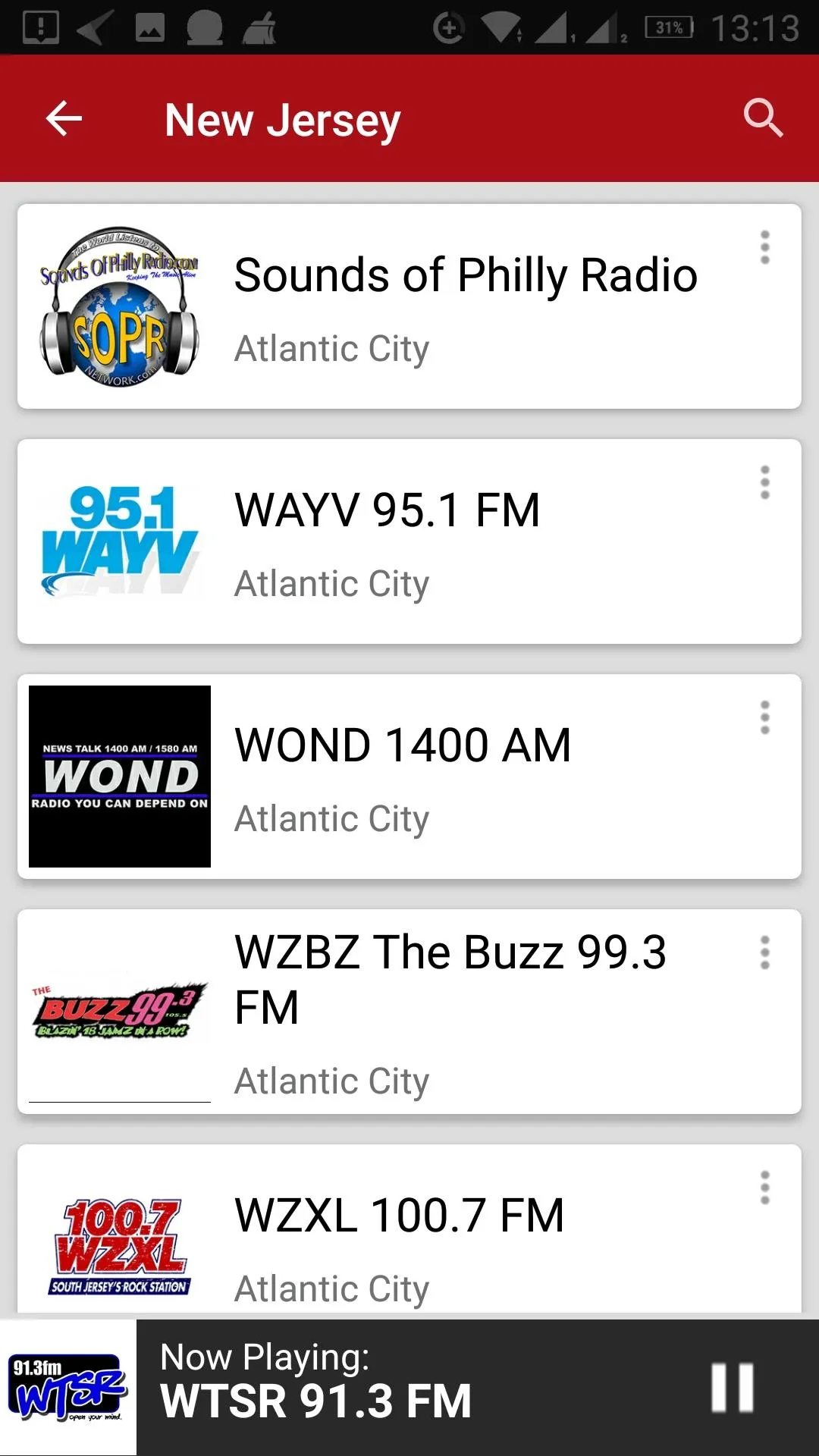 New Jersey Radio Stations-USA | Indus Appstore | Screenshot