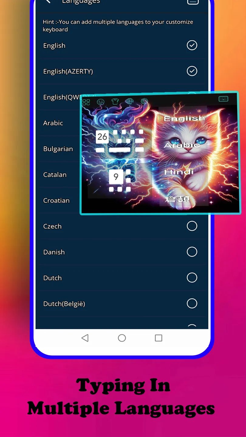 Kitty Cat Keyboard | Indus Appstore | Screenshot