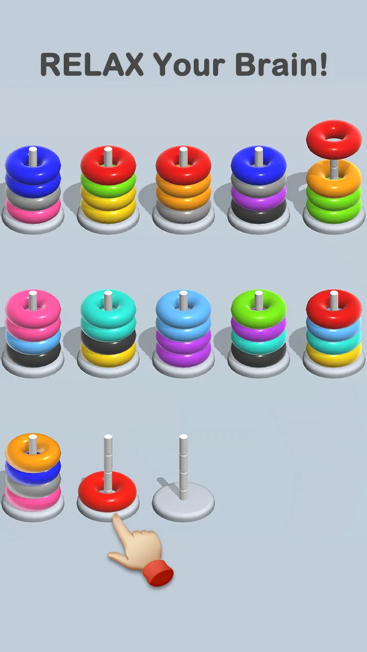 Hoops Sort Puzzle - Stack game | Indus Appstore | Screenshot