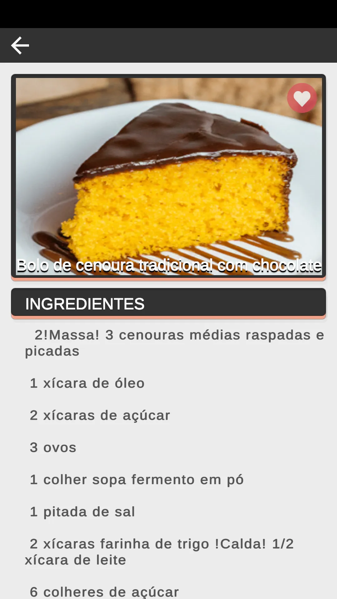 Como fazer bolo de cenoura | Indus Appstore | Screenshot