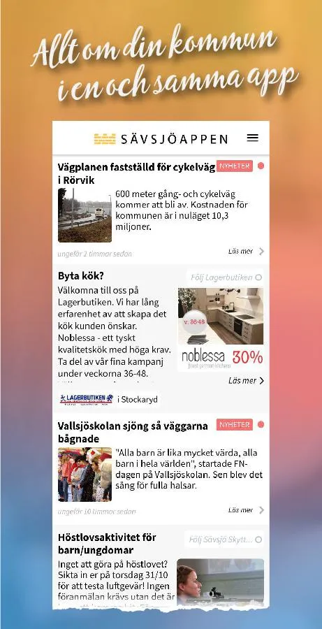 SävsjöAppen | Indus Appstore | Screenshot