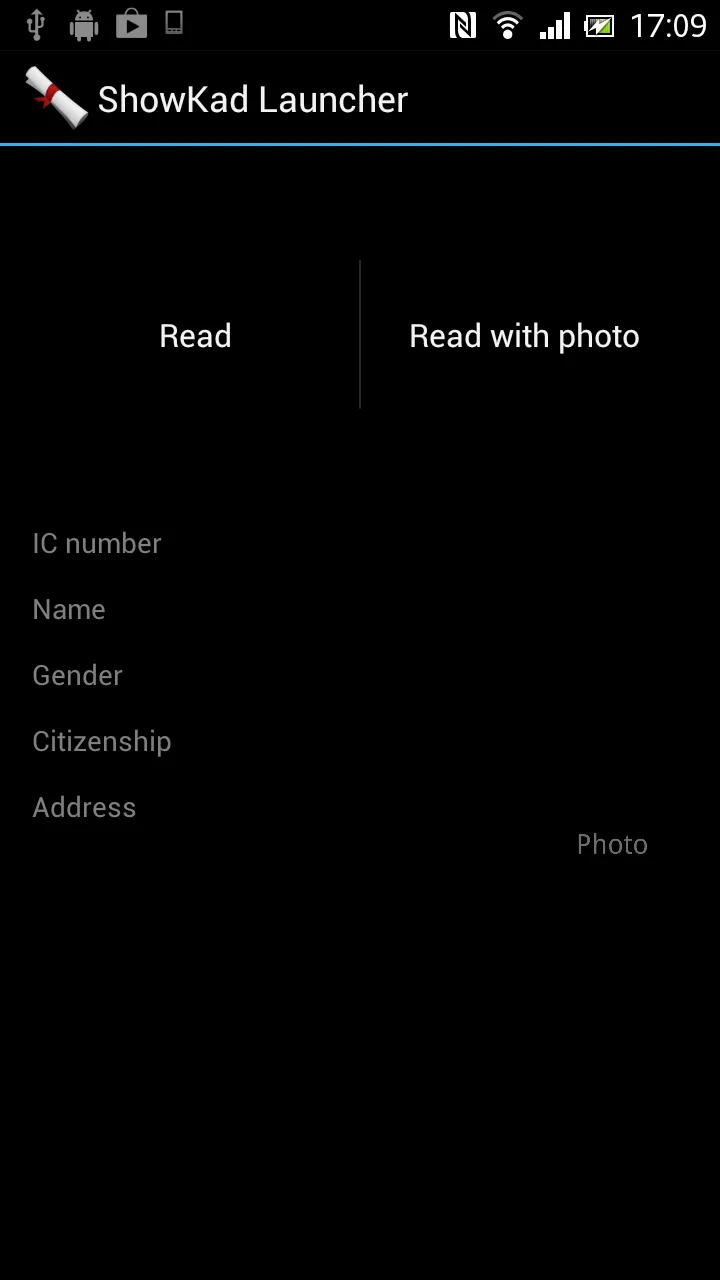 ShowKad (MyKad reader) | Indus Appstore | Screenshot