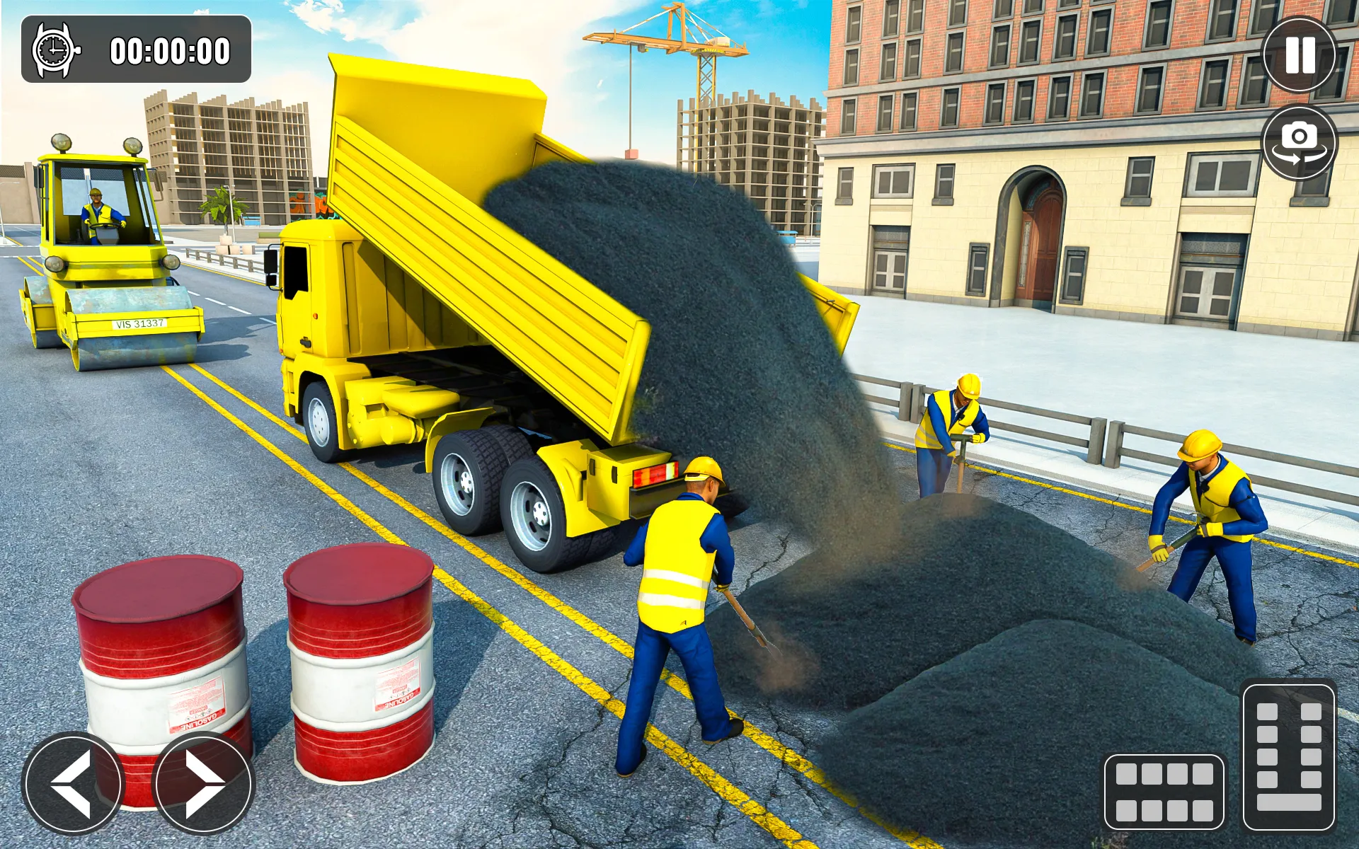 Snow Excavator Road Truck Game | Indus Appstore | Screenshot