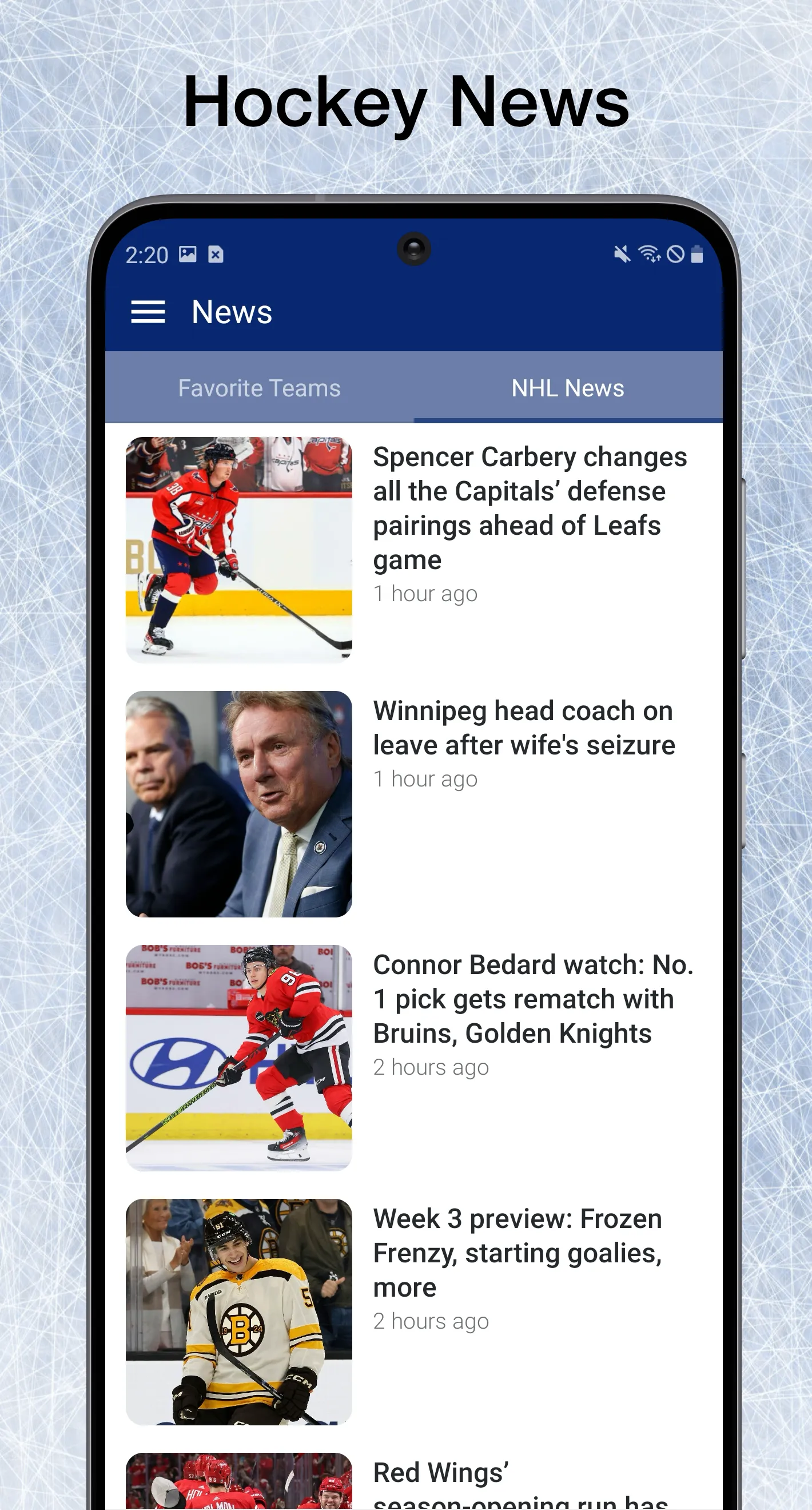 Scores App: NHL Hockey Scores | Indus Appstore | Screenshot