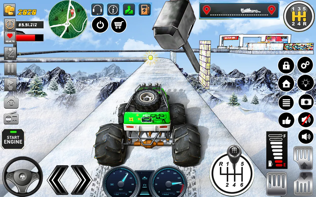 Monster Truck Offroad Stunts | Indus Appstore | Screenshot