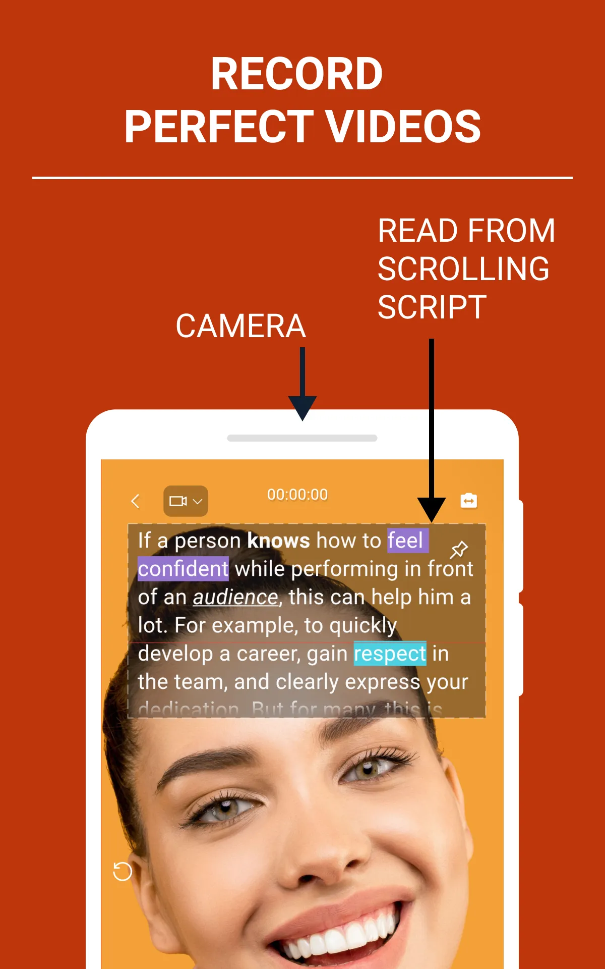 Teletoto: camera teleprompter | Indus Appstore | Screenshot